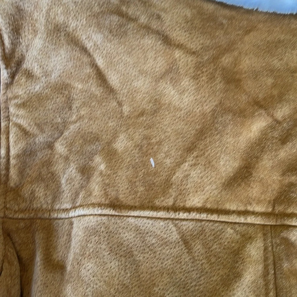 Dennis Basso Genuine Leather Faux Fur Jacket - Picture 4 of 6